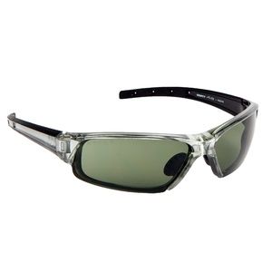 Sports Sunglasses: Clear Gray and Green Sunglasses